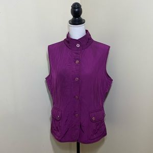 Talbots || Woman’s purple vest size Medium